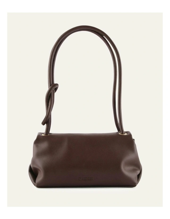 Orchid Shoulder Bag in Bitter Choc Leather image 4