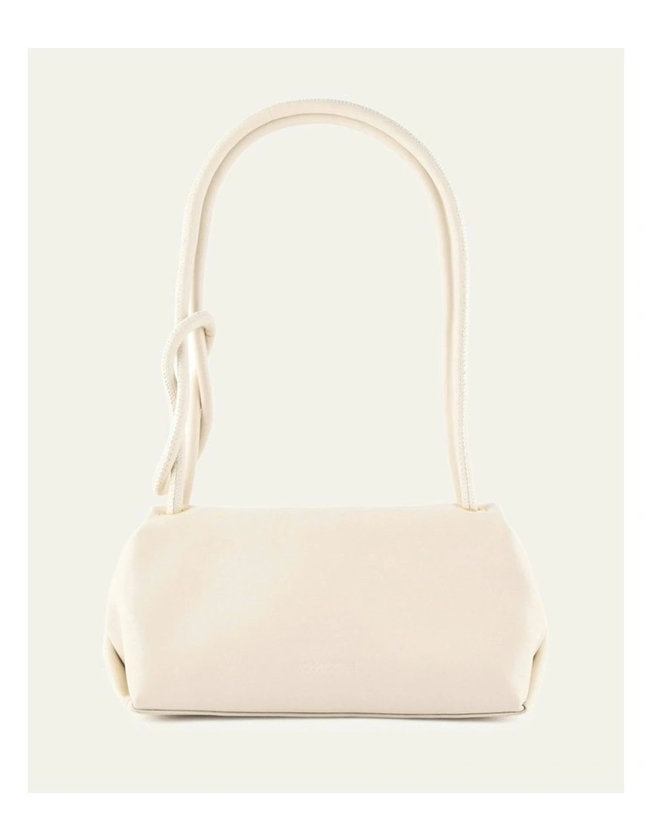 Orchid Shoulder Bag in Off White Leather image 4