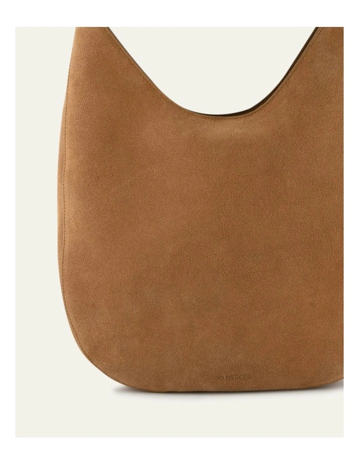 Antonia Tote Bag in Biscuit Suede image 3