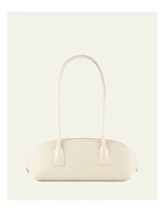 Rusty Shoulder Bag in Off White Leather
