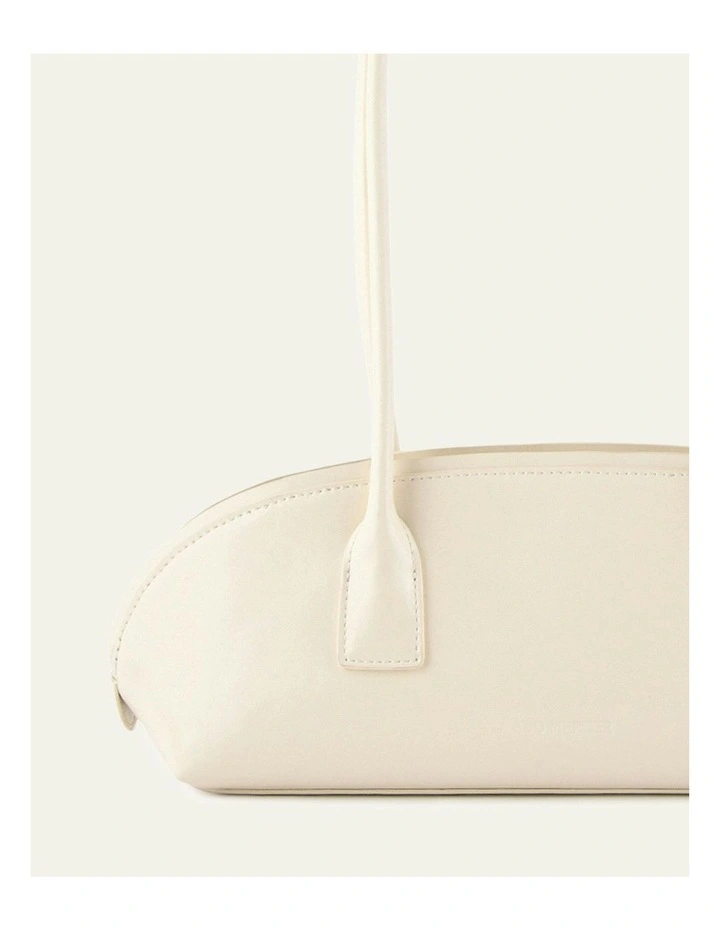 Rusty Shoulder Bag in Off White Leather image 2