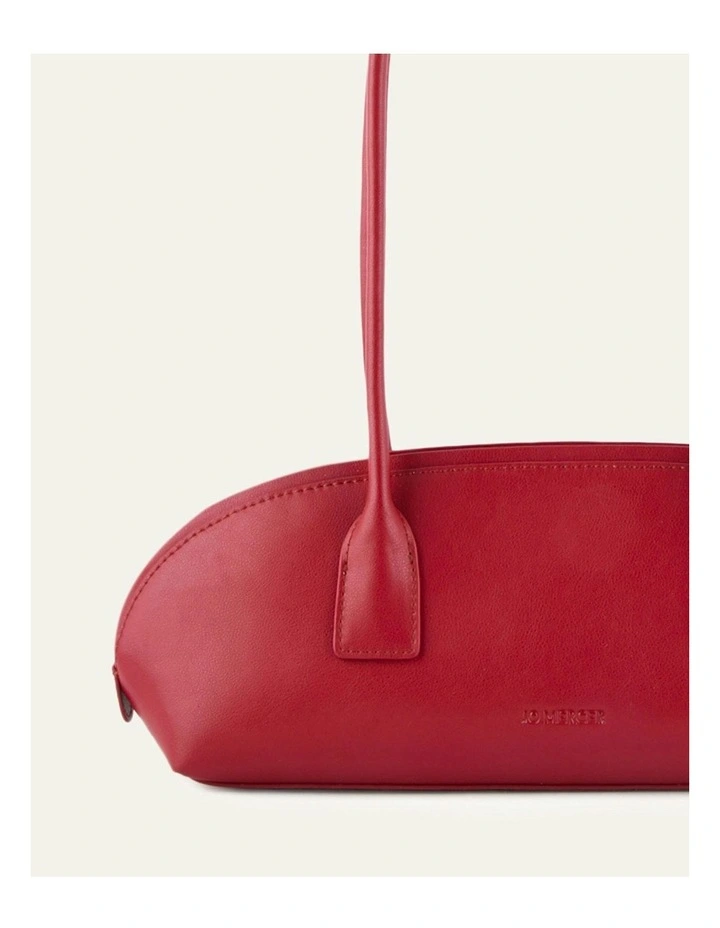 Rusty Shoulder Bag in Ruby Red Leather image 2