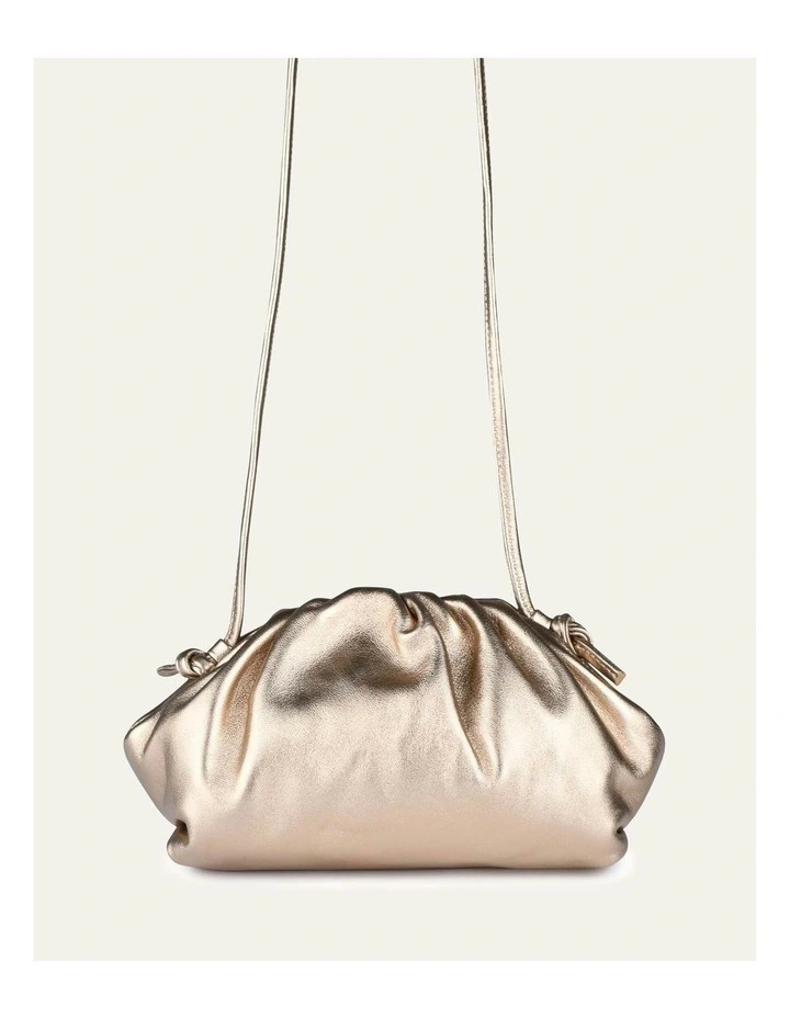 Bambie Cross Body Bag in Gold Leather image 5