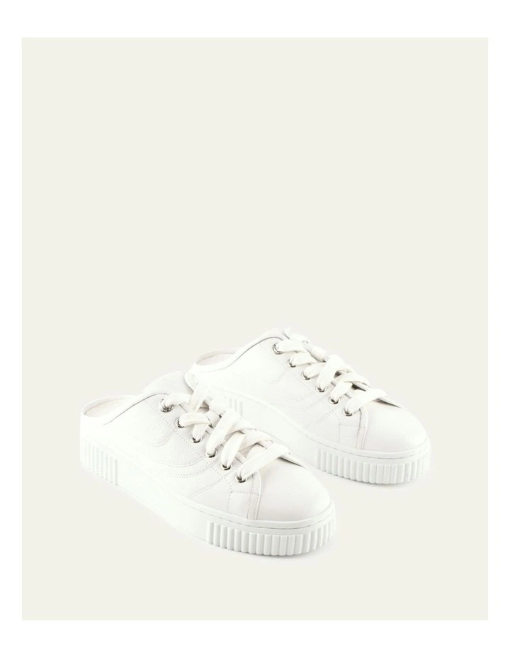 Capri Leather Sneakers in White image 2