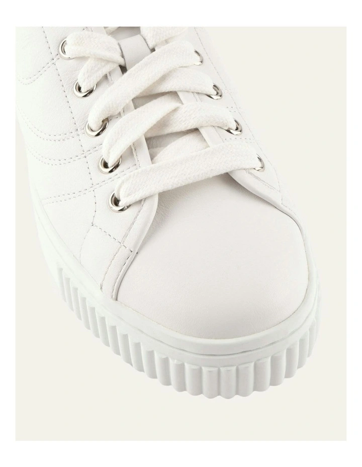 Capri Leather Sneakers in White image 3