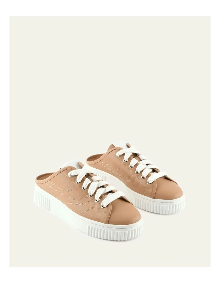 Capri Leather Sneakers in Tan image 2