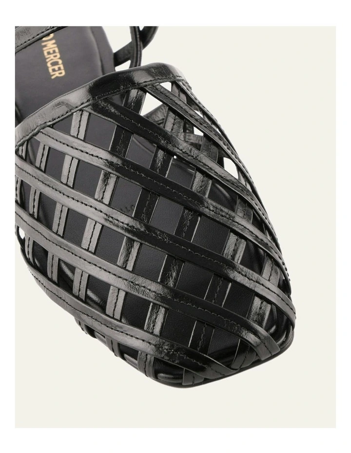 Eros Casual Leather Flats in Black image 4