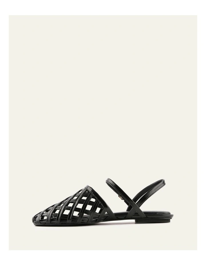 Eros Casual Leather Flats in Black image 6