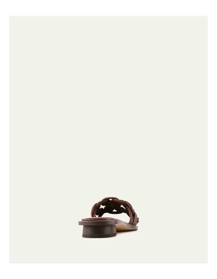 Corta Flats Leather Sandals in Pecan image 5