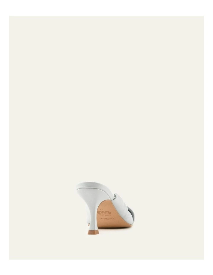 Essence Mid Heel Leather Sandals in Dusk Blue image 4