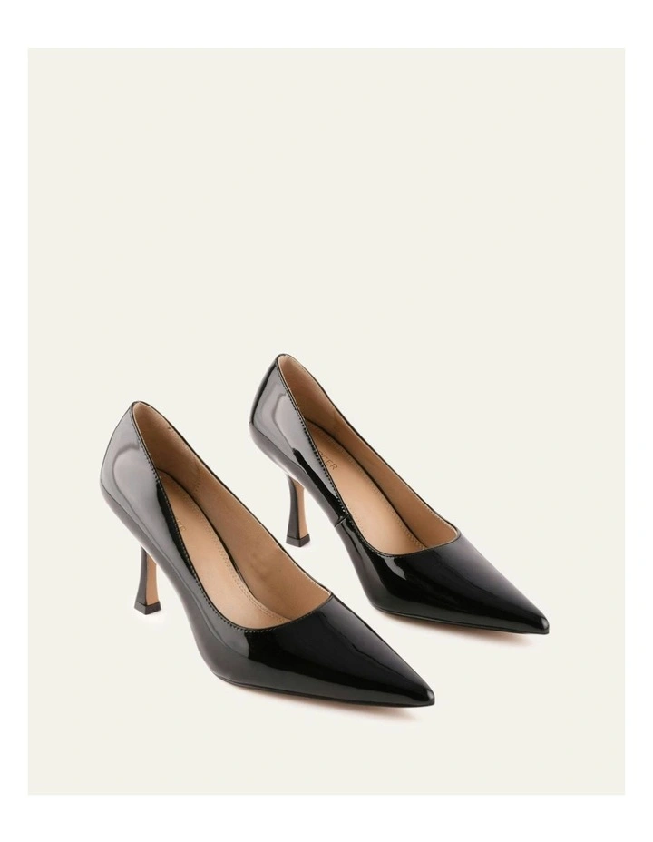 Arctic High Heels in Black Patent image 2