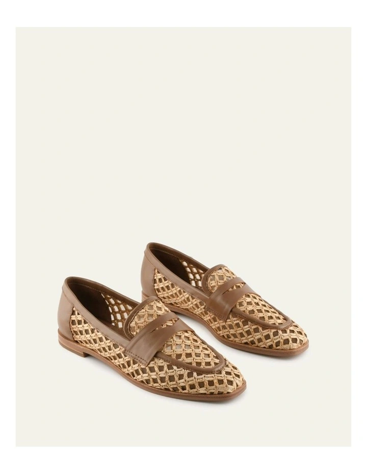 Abbott Loafers in Natural Raffia image 3