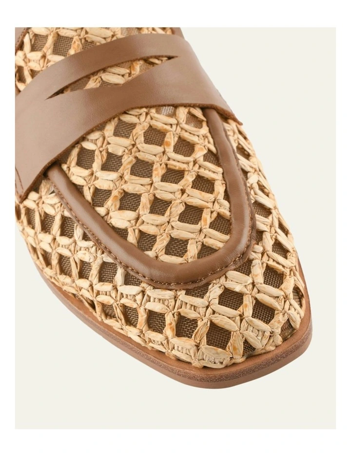 Abbott Loafers in Natural Raffia image 4