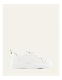 Hazel Sneakers in White Leather
