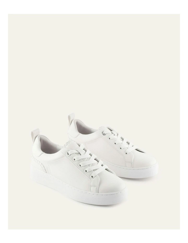 Hazel Sneakers in White Leather image 3