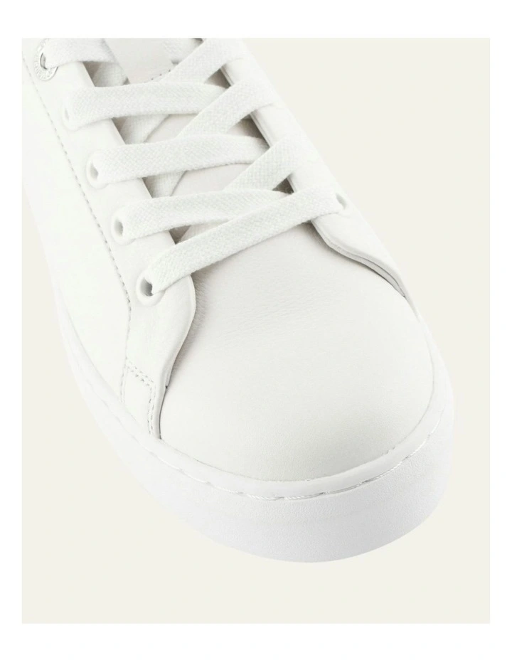 Hazel Sneakers in White Leather image 4