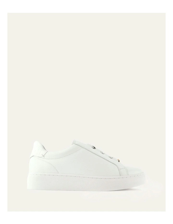 Hawke Leather Sneakers in White image 1