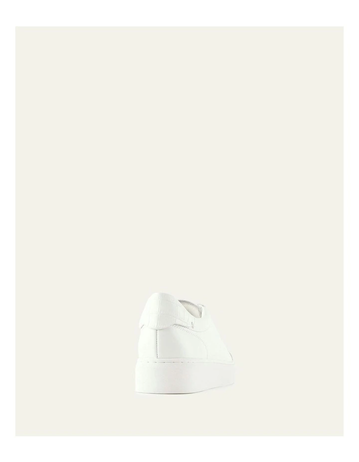 Hawke Leather Sneakers in White image 4