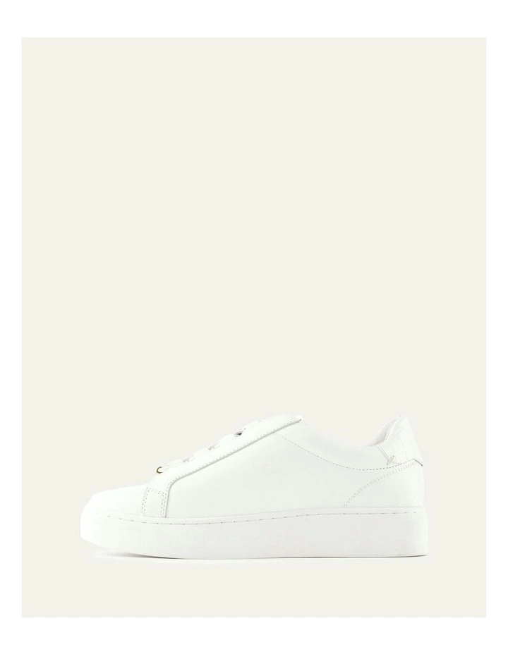 Hawke Leather Sneakers in White image 5