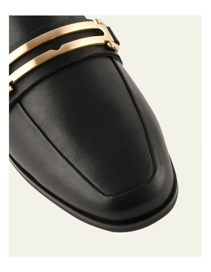 Randy Leather Loafers in Black image 3