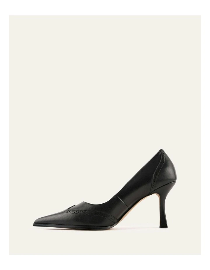 Alice High Leather Heels in Black image 5