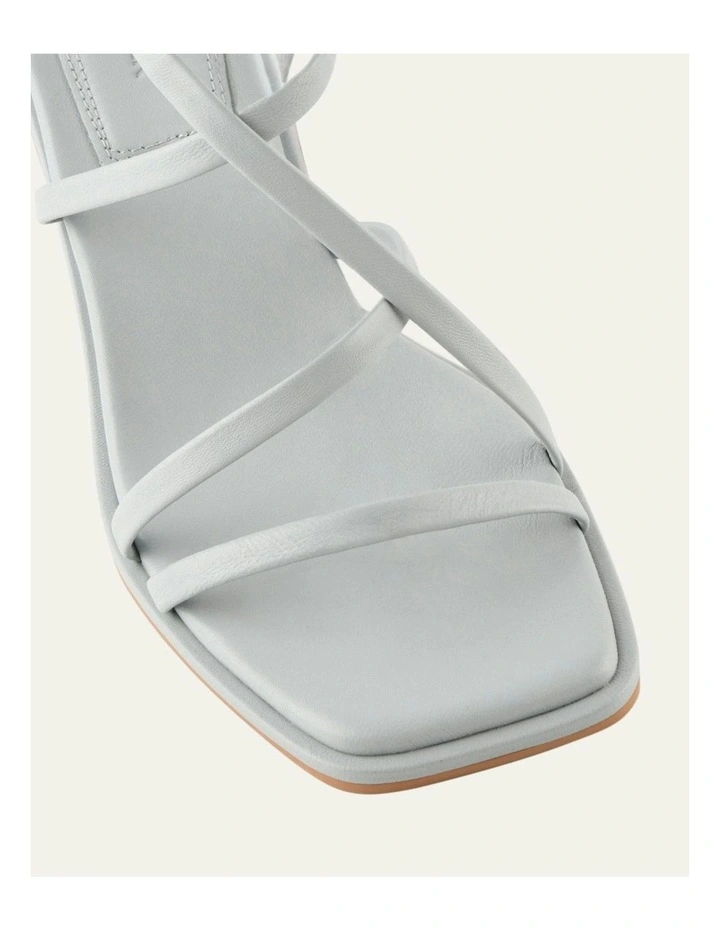 Bask  Leather High Heel Sandals in Dusk Blue image 3