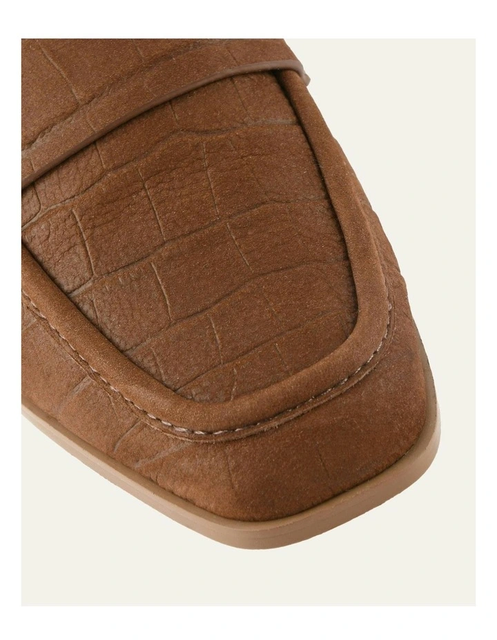 Ringo Loafers Chestnut Croc in Brown image 3