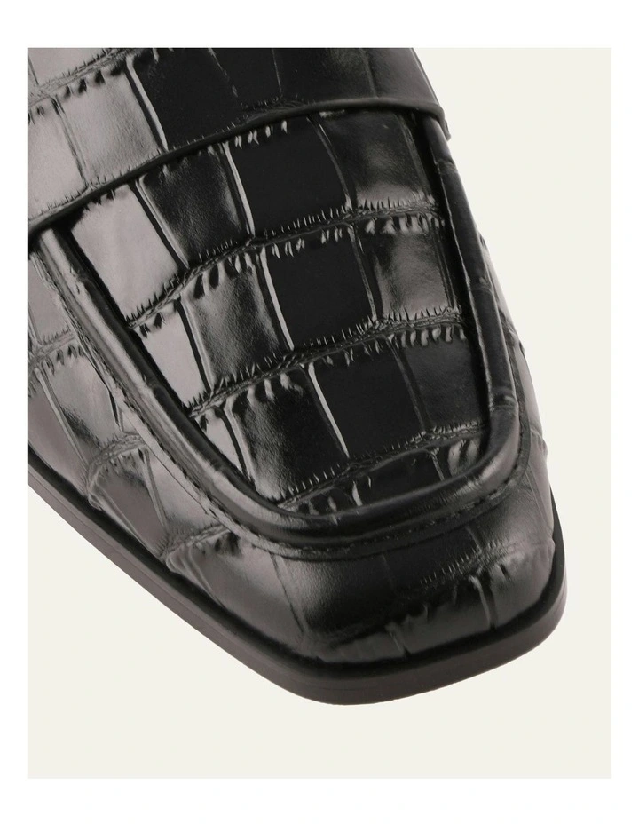 Ringo Loafers Croc in Black image 3