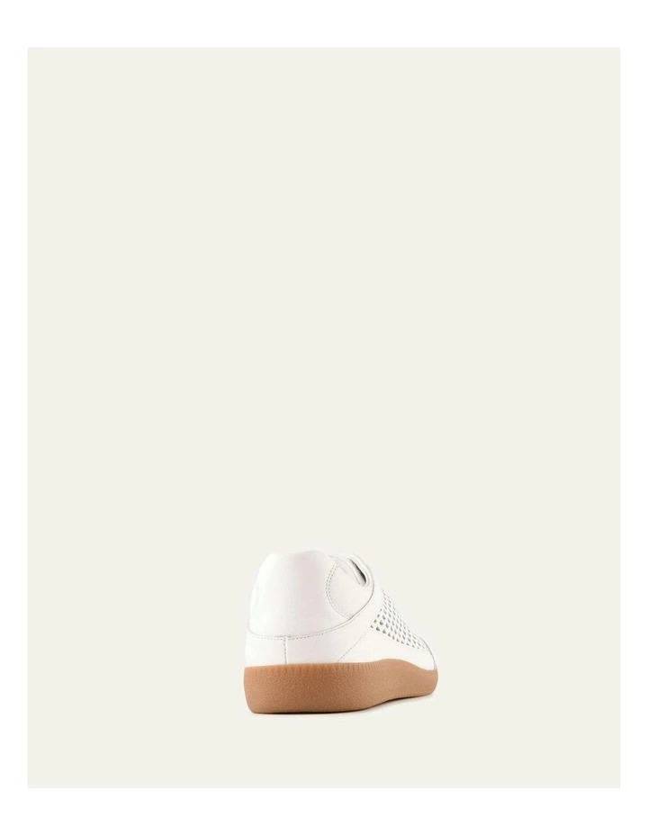 Lido Leather Sneakers in White image 4