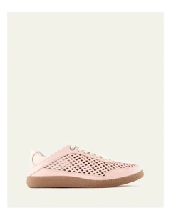 Lido Leather Sneakers in Pale Pink