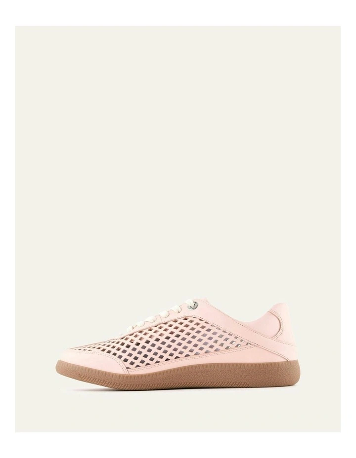 Lido Leather Sneakers in Pale Pink image 5