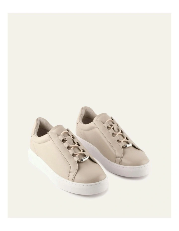 Hawke Leather Sneakers in Bone image 2