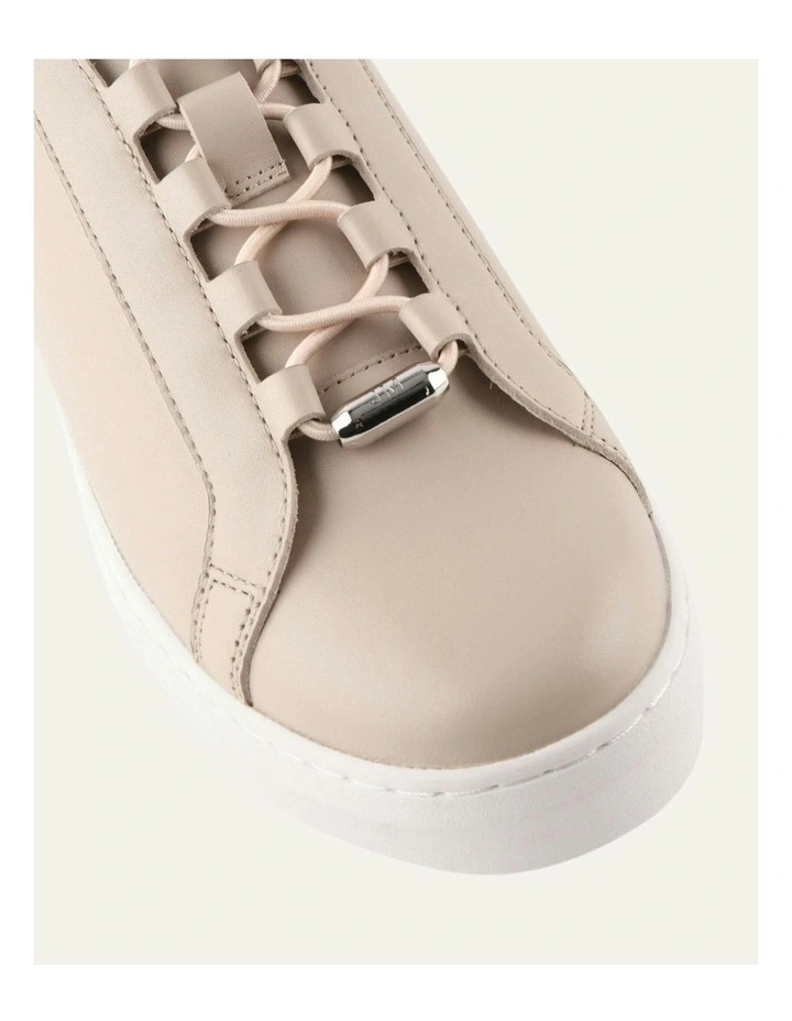 Hawke Leather Sneakers in Bone image 3