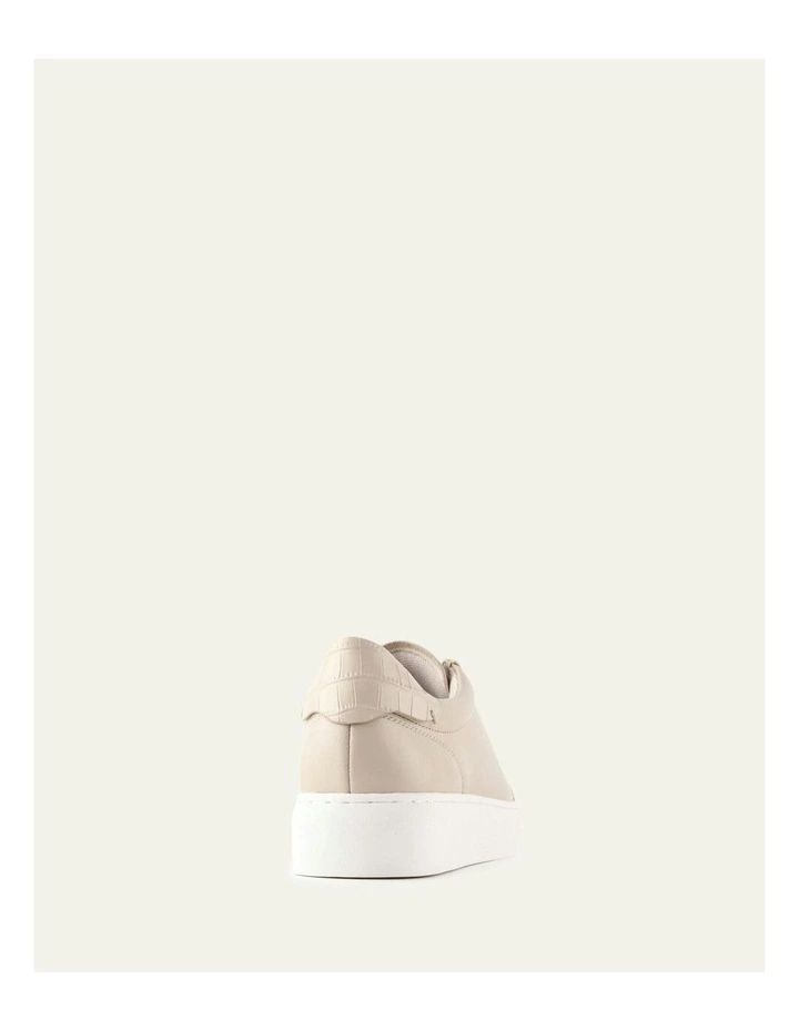 Hawke Leather Sneakers in Bone image 4