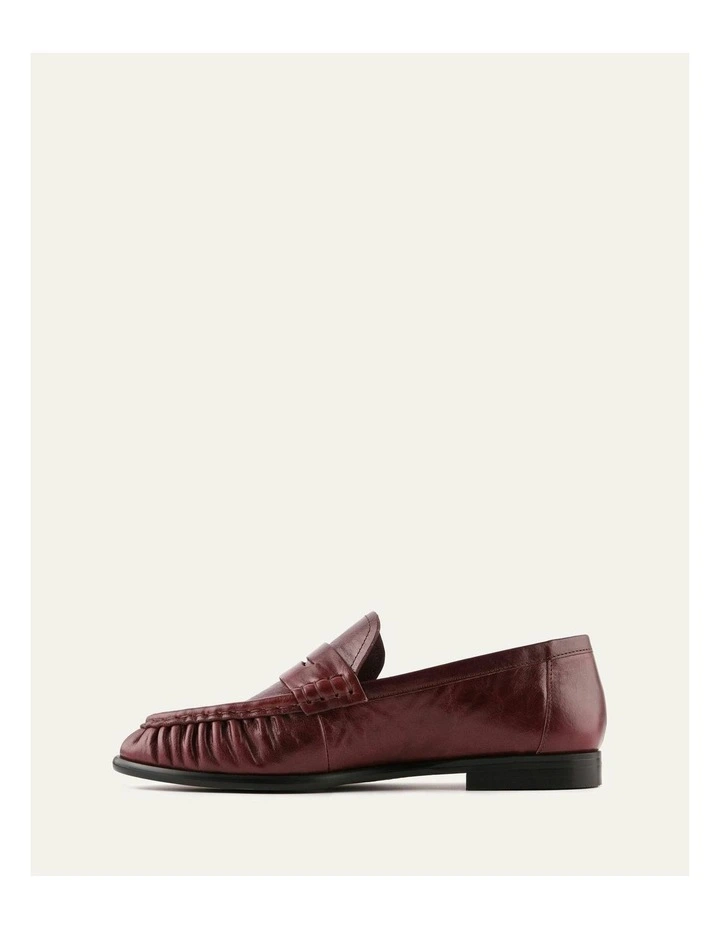 Myrtle Mulberry Leather Loafers in Brown image 5