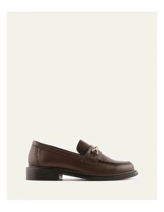 Edgar Leather Loafers in Chocolate