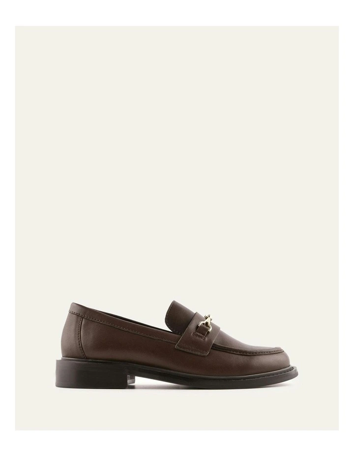 Edgar Leather Loafers in Chocolate image 1