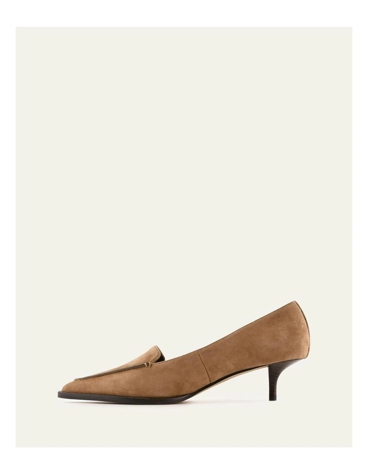 Ruth Low Heels in Biscuit Suede image 5
