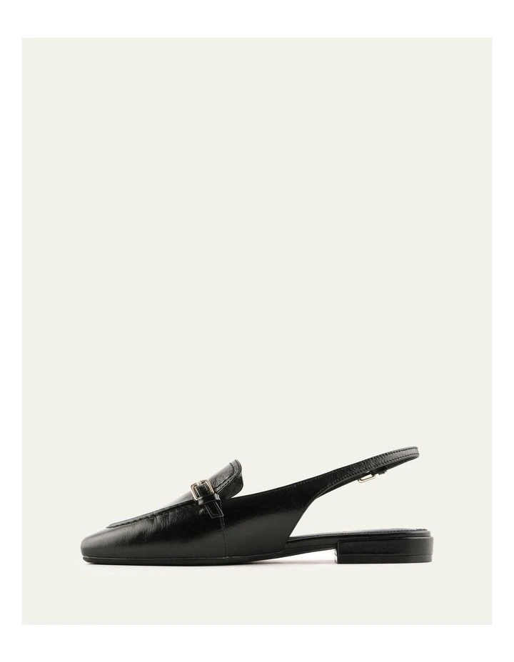 Lyon Leather Dress Flats in Black image 5