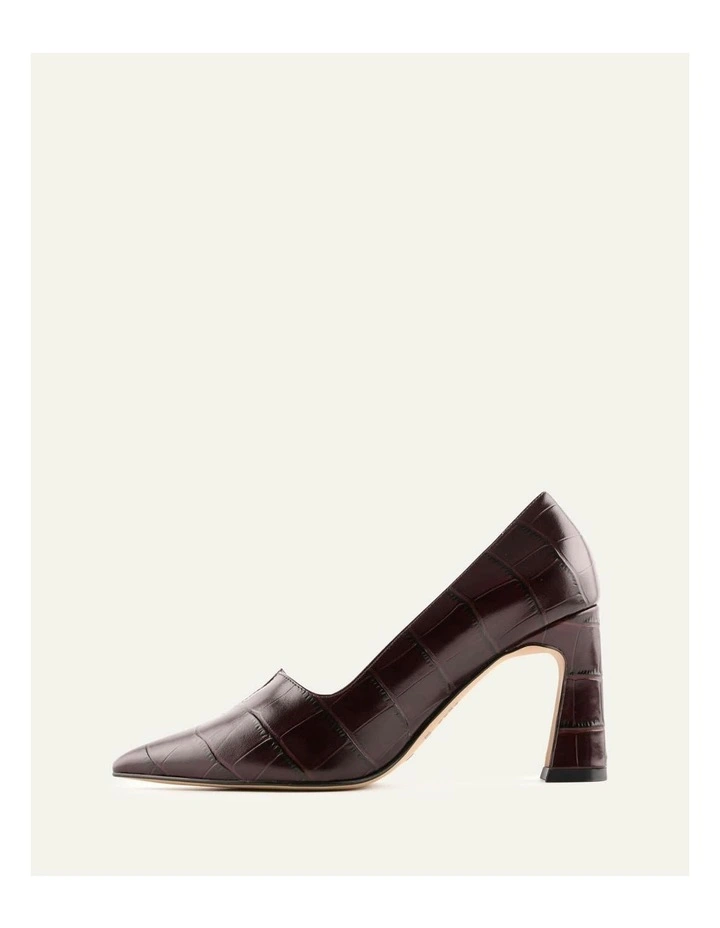 Dominique High Heels in Mahogany Croc image 5