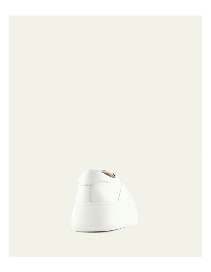 Edie Leather Sneakers in White image 4