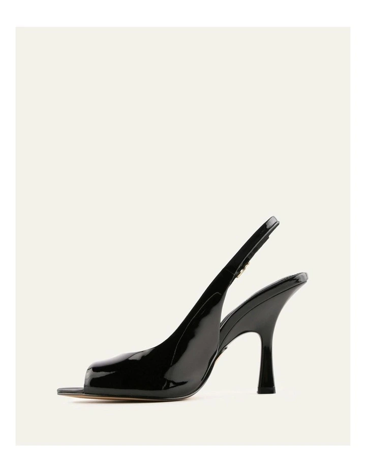 Rhoda High Heel Sandals in Black Patent image 5