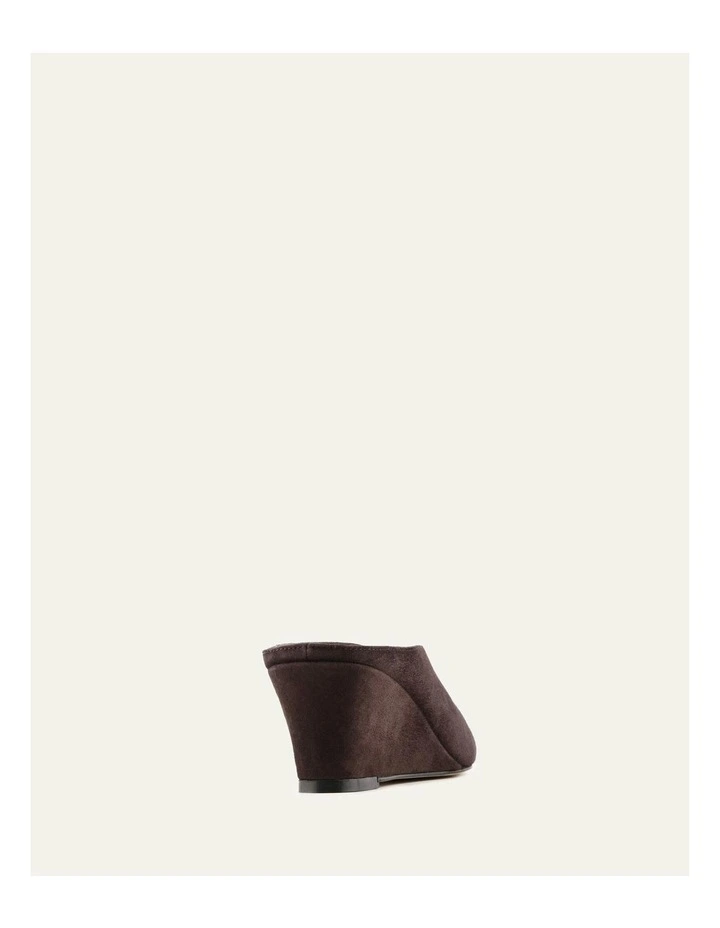 Ferris Mid Heel Sandals in Bitter Choc Suede image 4