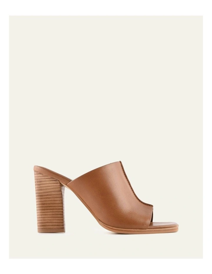 Zulu Leather High Heel Sandals in Tuscan Tan image 1