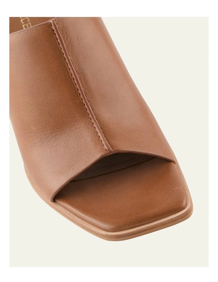 Zulu Leather High Heel Sandals in Tuscan Tan image 3