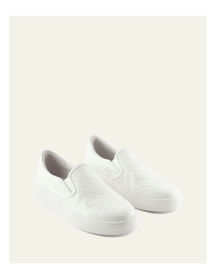 Holt Leather Sneakers in White image 2