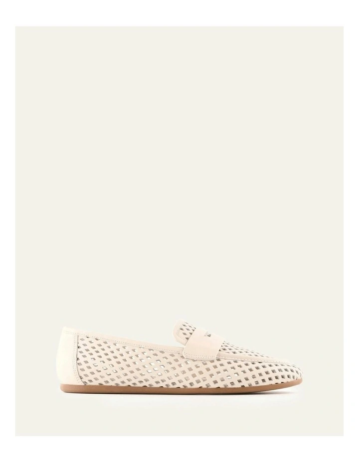 Hedley Leather Loafers in Off White image 1