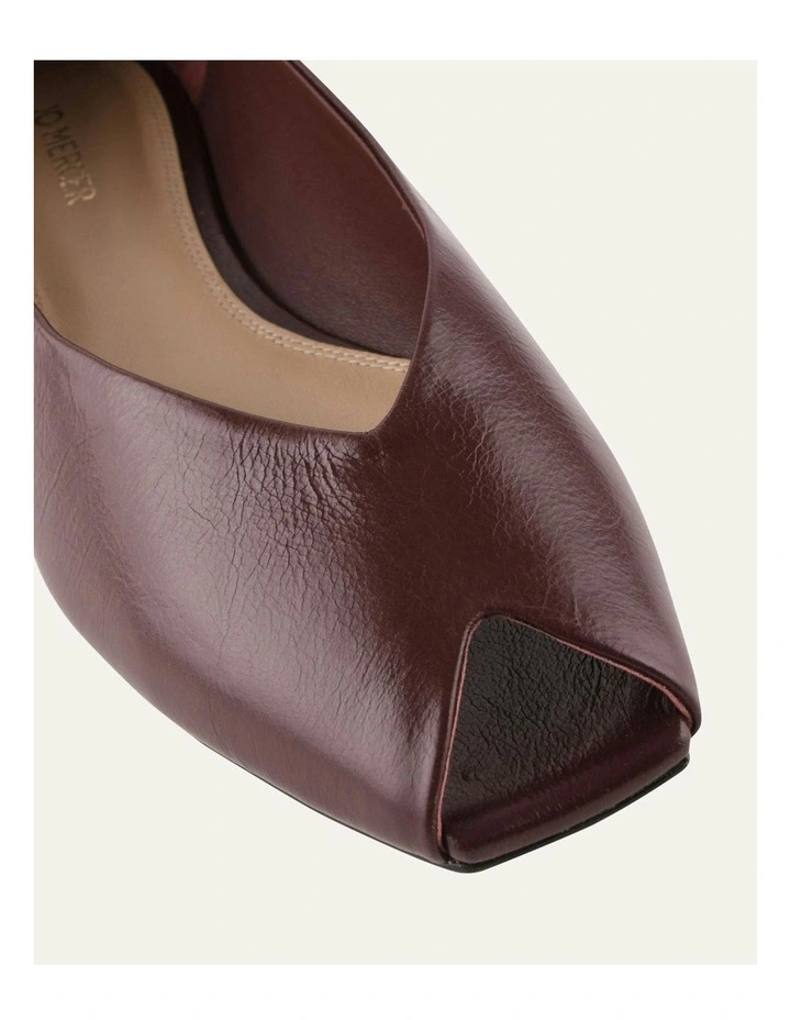 Patsy Leather Casual Flats in Merlot image 3