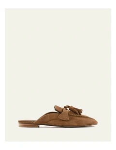 Bass Suede Loafers in Biscuit