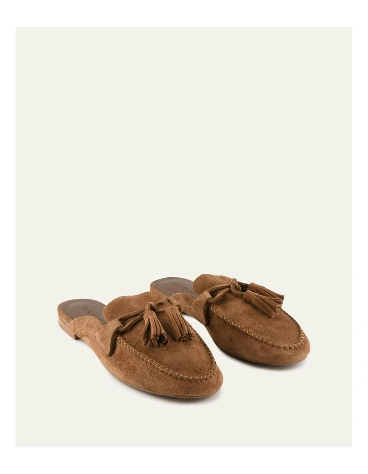 Bass Suede Loafers in Biscuit image 2